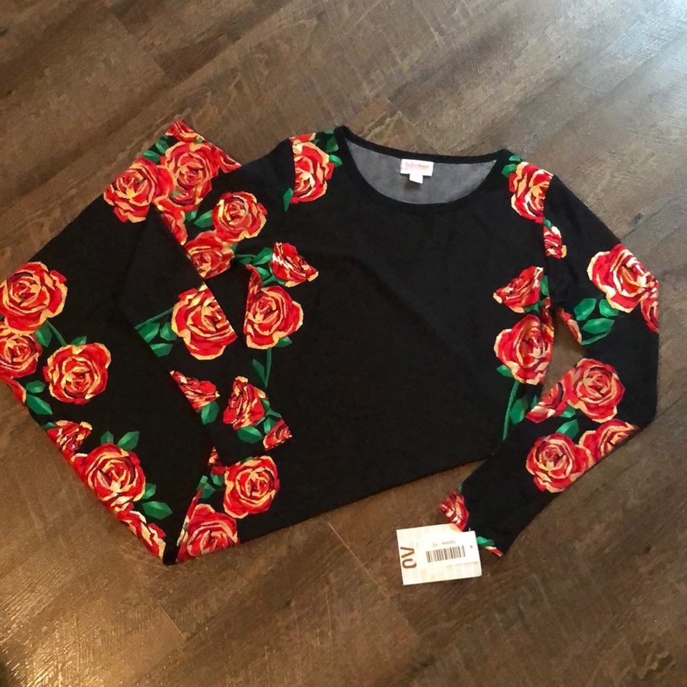 NWT LULAROE UNICORN DEBBIE DRESS! ROSES! 🌹
